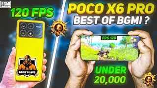 Poco X6 pro 5G Pubg 120 fps Test With FPS Meter, Heating and Battery Test  Best Phone Under ₹20,000?