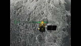 Chandrayaan-2's 'Vikram' lander, now lying in a tilted position