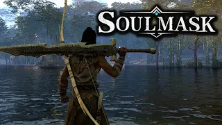 Soulmask deutsch | Leder Rüstung und Kampf in den Sümpfen - Soulmask gameplay deutsch #09