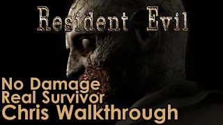 Resident Evil Remaster Chris Walkthrough [No Damage]