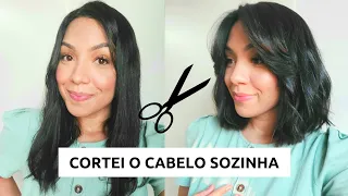 Cortei meu cabelo sozinha em casa | Voltando para o curtinho que AMO!