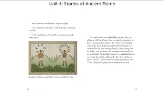 Unit 4 Chapter 2 The Legend of Romulus and Remus CKLA 3rd grade