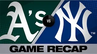 Homers, LeMahieu lift Yankees in extras | Athletics-Yankees Game Highlights 8/31/19