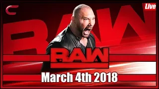 WWE RAW Live Stream Full Show March 4th 2019: Live Reaction Conman167