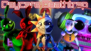 Friday Night Funkin' Daycare Deathtrap - (Vs FNaF SB) - [Full Playthrough]