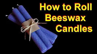 How to Roll Beeswax Candles