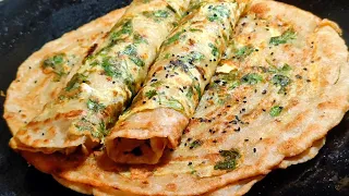 نہ آٹا گوندنے کی جنجھٹ نہ ہی بیلنامنٹوں میں مزیدار انڈا پراٹھا بناۓ |Egg Paratha Easiest Recipe