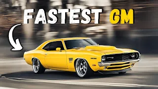 top 8 fastest gm muscle cars from the 60’s and 70's