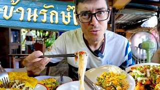 Ancient Thailand's Best Noodles (Eating 6 Dishes of Sukhothai's Favorite Food!!)