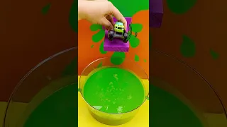 Pickle pushes Crusher into a pool of SLIME! #shorts