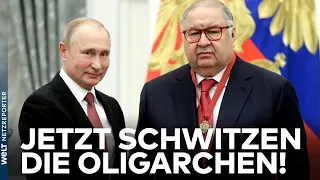 KRIEG IN DER UKRAINE: Putins Freunde! Jetzt geht es den russischen Oligarchen an den Kragen