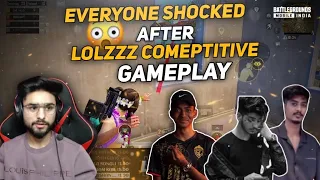 Zgod , Clutchgod & shadow Shocked after LoLzZz competitive gameplay 😱 | LoLzZz gaming |