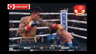 Mark Magsayo vs. Gary Russell Jr. Boxing Highlights 2022