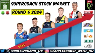 Supercoach Stock Market Round 6 2024 -ROOKIE CARNAGE!!