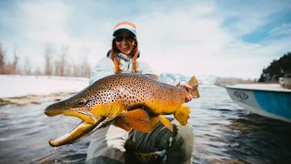 THE BEST FLOAT EVER - Crushing Multiple Giant Brown Trout on Streamers