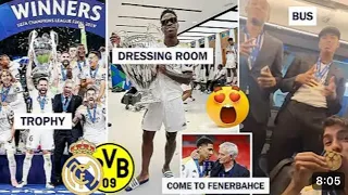 🏆 Real Madrid’s Pitch & Dressing room Celebration After Winning Champions League 2024 !