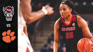 NC State vs. Clemson Women's Basketball Highlights (2019-20)