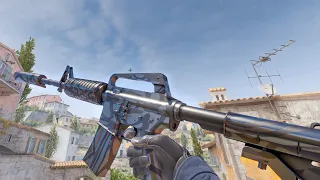 CS2 MADE THIS SKIN CLEAN & SHINY🔥🔥- Inspecting M4A1 DARK WATER in CS2 Ingame