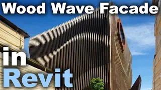 Wave Wood Facade in Revit Tutorial