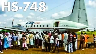 Flying the HS748 Cockpit in Africa