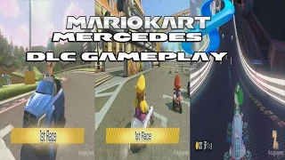 Mario Kart 8 - Mercedes-Benz DLC Gameplay - Wii U  [HD ]