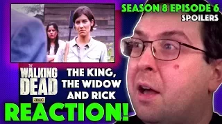 REACTION! The Walking Dead Season 8 Episode 6 - The King, The Widow and Rick -   #TWD