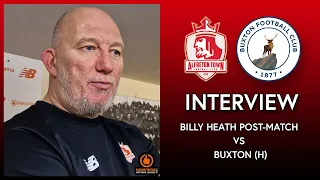Billy Heath Post Match Interview Buxton (H)