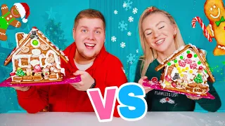 ПРЯНИЧНЫЕ ДОМИКИ ЧЕЛЛЕНДЖ 🏠 Строим Gingerbread House Challenge Чей Круче?!