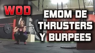 Crossfit WOD: Emom de Thrusters y Burpees