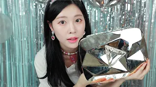 ASMR MUKBANG| Eating DIAMOND PLAY BUTTON!!!🎉 Thanks for 10 Million Subscribers!!!!