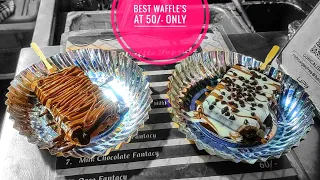 Best Delicious waffles at Mumbai in just rs 50/- only | Indian street food