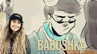 Valkyrae reacts to BABUSHKA The Movie | Among Us Animatic by Morci