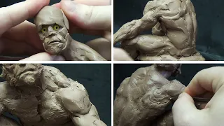 Sculpting Timelapse - Hellboy