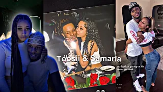 Toosii & Samaria 🤍. ( MUST WATCH COUPLE GOALS)