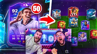 UFF!! 50 HERO PACKS entscheiden WL Challenge TEAM um PAINTBALL 😱😮