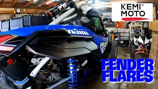 Installing Kemimoto Fender Flares on my 22' Can Am X3