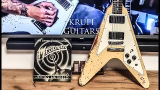 1980 Electra Flying V James Hetfield "OGV" Replica | Krupi Guitars