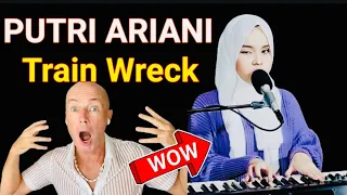 Putri Ariani “Train Wreck” (cover) Reaction