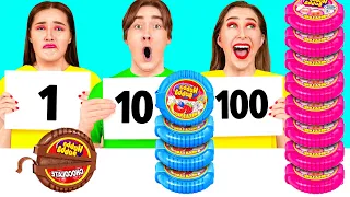 100 Ăn Lớp Thách thức | Trận Chiến Ăn Được HAHANOM Challenge