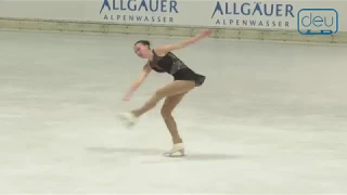 Kelsey Cease. Oberstdorf 2019. Masters Ladies I FS. 2d place