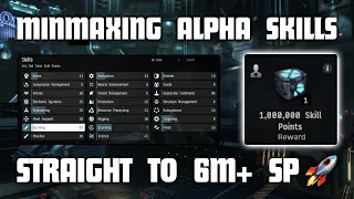 Maximizing Alpha Skill Points in EVE Online