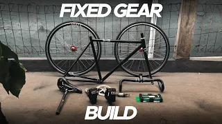 FIXED GEAR BUILD | RAKIT FIXIE 1JUTAAN GANTENG! AIRWALK PISTA BLACK GLOSSY