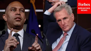 'Democracy Over Demagogues': Hakeem Jeffries Launches Alliterative Assault Against House Republicans