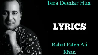 TERA DEEDAR HUA (LYRICS) | RAHAT FATEH ALI KHAN | PRITAM, SAYEED Q | EMRAAN H, ESHA G | JANNAT 2 N,L