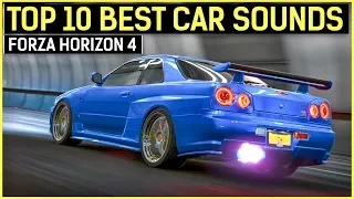 TOP 10 BEST CAR SOUNDS | Forza Horizon 4 | Turbos, Crackles & Pops