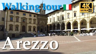 Arezzo (Tuscany), Italy【Walking Tour】4K