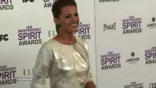 Stana Katic at the 2012 Film Independent Spirit Awards - Arrivals on 2/25/12
