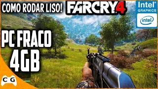 FAR CRY 4 Em PC FRACO Sem Placa de Vídeo Intel HD Graphics 4gb de RAM - 608