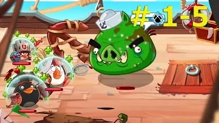 Angry Birds Epic Part 1-5  Все серии подряд Мультики для детей. Прохождение Игры Энгри Бердз Эпик.