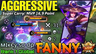 Overpowered Fanny 31 Kills Aggressive Carry! - Top 1 Global Fanny by мɪĸєy sσ σρ - Mobile Legends